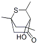 8-羥基-1,3,8-三甲基-2-硫雜雙環(huán)[2.2.2]-5-辛酮結(jié)構(gòu)式_57274-39-2結(jié)構(gòu)式