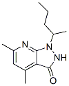 (9ci)-1,2-二氫-4,6-二甲基-1-(1-甲基丁基)-3H-吡唑并[3,4-b]吡啶-3-酮結(jié)構(gòu)式_573939-28-3結(jié)構(gòu)式