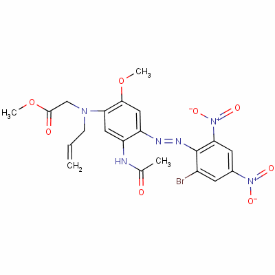 n-[5-(乙?；被?-4-[(2-溴-4,6-二硝基苯基)氮雜]-2-甲氧基苯基]-n-烯丙基甘氨酸甲酯結(jié)構(gòu)式_57414-26-3結(jié)構(gòu)式