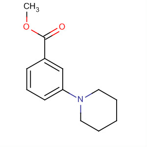 3-(1-哌啶基)苯甲酸甲酯結構式_57489-59-5結構式