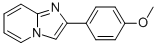 2-(4-甲氧基苯基)-咪唑并[1,2-a]吡啶結(jié)構(gòu)式_576081-98-6結(jié)構(gòu)式