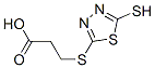 3-(5-疏基-1,3,4-噻二唑-2-硫代)丙酸結(jié)構(gòu)式_57658-21-6結(jié)構(gòu)式