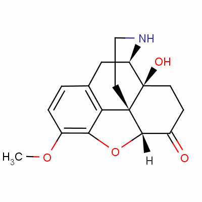 (5Alpha)-4,5-環(huán)氧基-14-羥基-3-甲氧基嗎啡烷-6-酮結(jié)構(gòu)式_57664-96-7結(jié)構(gòu)式