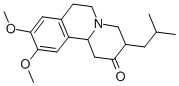 9,10-Dimethoxy-1,3,4,6,7,11b-hexahydro-3-isobutyl-2h-benzo[a]quinolizin-2-one Structure,58-46-8Structure