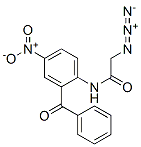 2-疊氮基-N-(2-苯甲?；?4-硝基苯基)乙酰胺結(jié)構(gòu)式_58077-08-0結(jié)構(gòu)式