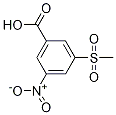 3-(甲基磺?；?-5-硝基苯甲酸結(jié)構(gòu)式_58123-66-3結(jié)構(gòu)式