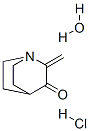 2-亞甲基-3-奎寧環(huán)酮鹽酸鹽水合物結(jié)構(gòu)式_5832-55-3結(jié)構(gòu)式