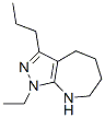 (9ci)-1-乙基-1,4,5,6,7,8-六氫-3-丙基-吡唑并[3,4-b]氮雜卓結(jié)構(gòu)式_583811-53-4結(jié)構(gòu)式