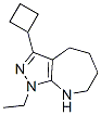 (9ci)-3-環(huán)丁基-1-乙基-1,4,5,6,7,8-六氫-吡唑并[3,4-b]氮雜卓結(jié)構(gòu)式_583812-38-8結(jié)構(gòu)式