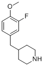 4-(3-氟-4-甲氧基-芐基)哌啶結構式_584555-74-8結構式