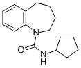 (9ci)-n-環(huán)戊基-2,3,4,5-四氫-1H-1-苯氮雜卓-1-羧酰胺結(jié)構(gòu)式_585574-69-2結(jié)構(gòu)式