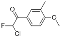 (9ci)-2-氯-2-氟-1-(4-甲氧基-3-甲基苯基)-乙酮結構式_58750-70-2結構式