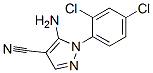 5-氨基-1-(2,4-二氯苯基)-1H-吡唑-4-甲腈結(jié)構(gòu)式_58791-79-0結(jié)構(gòu)式