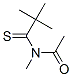 n-(2,2-二甲基-1-硫氧代丙基)-n-甲基乙酰胺結(jié)構(gòu)式_58832-31-8結(jié)構(gòu)式