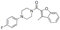 (9ci)-1-(4-氟苯基)-4-[(3-甲基-2-苯并呋喃)羰基]-哌嗪結構式_588676-08-8結構式