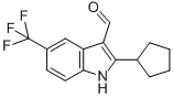 (9ci)-2-環(huán)戊基-5-(三氟甲基)-1H-吲哚-3-羧醛結(jié)構(gòu)式_591720-28-4結(jié)構(gòu)式