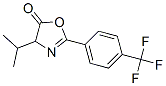 4-(1-甲基乙基)-2-[4-(三氟甲基)苯基]-5(4H)-噁唑酮結(jié)構(gòu)式_591774-74-2結(jié)構(gòu)式