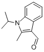 (9ci)-2-甲基-1-(1-甲基乙基)-1H-吲哚-3-羧醛結(jié)構(gòu)式_592550-38-4結(jié)構(gòu)式