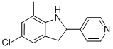 (9CI)-5-氯-2,3-二氫-7-甲基-2-(4-吡啶)-1H-吲哚結(jié)構(gòu)式_595549-21-6結(jié)構(gòu)式