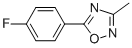 5-(4-氟-苯基)-3-甲基-[1,2,4]噁二唑結構式_59562-68-4結構式