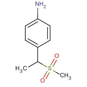 4-[1-(甲基磺酰基)乙基]苯胺結構式_596131-26-9結構式