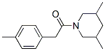 (9CI)-3,5-二甲基-1-[(4-甲基苯基)乙?；鵠-哌啶結(jié)構(gòu)式_599162-44-4結(jié)構(gòu)式