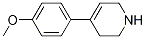 4-(4-甲氧基苯基)-1,2,3,6-四氫吡啶結(jié)構(gòu)式_59954-73-3結(jié)構(gòu)式