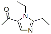 (9ci)-1-(1,2-二乙基-1H-咪唑-5-基)-乙酮結(jié)構(gòu)式_600638-65-1結(jié)構(gòu)式