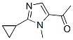 (9ci)-1-(2-環(huán)丙基-1-甲基-1H-咪唑-5-基)-乙酮結(jié)構(gòu)式_600638-77-5結(jié)構(gòu)式