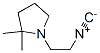 (9CI)-1-(2-異氰基乙基)-2,2-二甲基-吡咯烷結(jié)構(gòu)式_602268-94-0結(jié)構(gòu)式