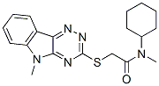 (9ci)-n-環(huán)己基-n-甲基-2-[(5-甲基-5H-1,2,4-噻嗪并[5,6-b]吲哚-3-基)硫代]-乙酰胺結(jié)構(gòu)式_603946-11-8結(jié)構(gòu)式