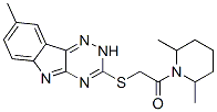 (9CI)-2,6-二甲基-1-[[(8-甲基-2H-1,2,4-噻嗪o[5,6-b]吲哚-3-基)硫代]乙?；鵠-哌啶結(jié)構(gòu)式_603946-25-4結(jié)構(gòu)式