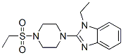 (9ci)-1-(1-乙基-1H-苯并咪唑-2-基)-4-(乙基磺?；?-哌嗪結(jié)構(gòu)式_604741-69-7結(jié)構(gòu)式