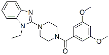 (9ci)-1-(3,5-二甲氧基苯甲?；?-4-(1-乙基-1H-苯并咪唑-2-基)-哌嗪結(jié)構(gòu)式_604741-70-0結(jié)構(gòu)式