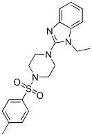 (9ci)-1-(1-乙基-1H-苯并咪唑-2-基)-4-[(4-甲基苯基)磺?；鵠-哌嗪結(jié)構(gòu)式_604741-71-1結(jié)構(gòu)式
