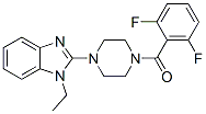 (9ci)-1-(2,6-二氟苯甲酰基)-4-(1-乙基-1H-苯并咪唑-2-基)-哌嗪結(jié)構(gòu)式_604741-93-7結(jié)構(gòu)式