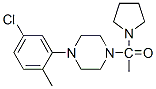 (9ci)-1-(5-氯-2-甲基苯基)-4-(1-吡咯烷乙?；?-哌嗪結(jié)構(gòu)式_604762-58-5結(jié)構(gòu)式