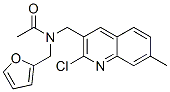 (9ci)-n-[(2-氯-7-甲基-3-喹啉)甲基]-n-(2-呋喃甲基)-乙酰胺結構式_604780-58-7結構式