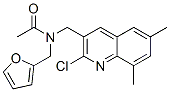 (9ci)-n-[(2-氯-6,8-二甲基-3-喹啉)甲基]-n-(2-呋喃甲基)-乙酰胺結構式_604782-38-9結構式