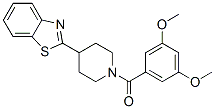 (9CI)-4-(2-苯并噻唑)-1-(3,5-二甲氧基苯甲?；?-哌啶結構式_605627-99-4結構式