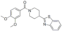 (9CI)-4-(2-苯并噻唑)-1-(3,4-二甲氧基苯甲?；?-哌啶結構式_605628-00-0結構式