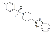 (9CI)-4-(2-苯并噻唑)-1-[(4-氟苯基)磺?；鵠-哌啶結構式_605628-16-8結構式