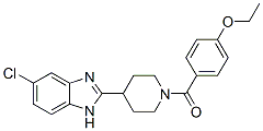 (9CI)-4-(5-氯-1H-苯并咪唑-2-基)-1-(4-乙氧基苯甲酰基)-哌啶結(jié)構(gòu)式_605629-44-5結(jié)構(gòu)式