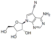 4-氨基-5-氰基-7-(beta-d-呋喃核糖)吡咯并[2,3-d]嘧啶結(jié)構(gòu)式_606-58-6結(jié)構(gòu)式