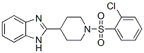 (9CI)-4-(1H-苯并咪唑-2-基)-1-[(2-氯苯基)磺?；鵠-哌啶結構式_606082-07-9結構式