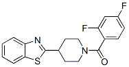 (9CI)-4-(2-苯并噻唑)-1-(2,4-二氟苯甲?；?-哌啶結(jié)構(gòu)式_606082-65-9結(jié)構(gòu)式