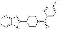 (9CI)-4-(2-苯并噻唑)-1-(4-乙基苯甲?；?-哌啶結構式_606083-62-9結構式