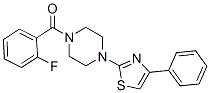 (9ci)-1-(2-氟苯甲?；?-4-(4-苯基-2-噻唑)-哌嗪結(jié)構(gòu)式_606087-51-8結(jié)構(gòu)式