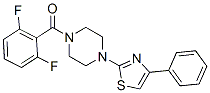 (9ci)-1-(2,6-二氟苯甲?；?-4-(4-苯基-2-噻唑)-哌嗪結構式_606087-68-7結構式