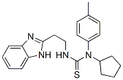 (9CI)-n-[2-(1H-苯并咪唑-2-基)乙基]-n-環(huán)戊基-n-(4-甲基苯基)-硫脲結構式_606090-56-6結構式